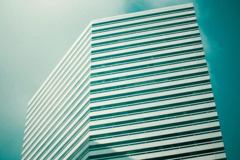 Striking view of modern architecture in Singapore's urban landscape, captured in vibrant style.